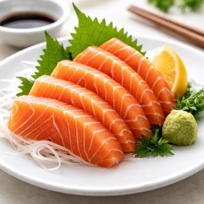 Sashimi salmon