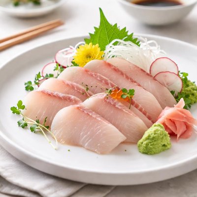 Sashimi white fish