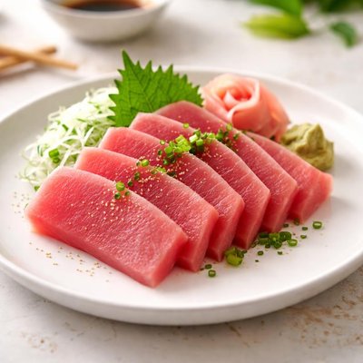 Sashimi with tuna