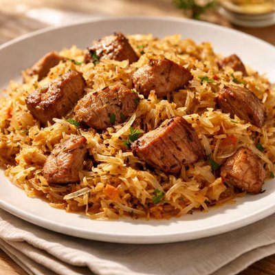 Sauerkraut with pork