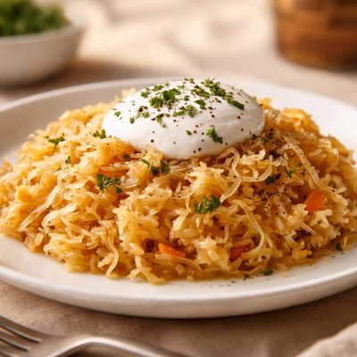 Sauerkraut with sour cream