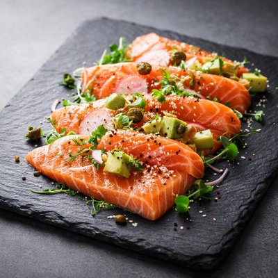 Saumon cru