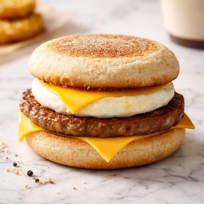 Sausage and egg mcmuffian mcdonalds