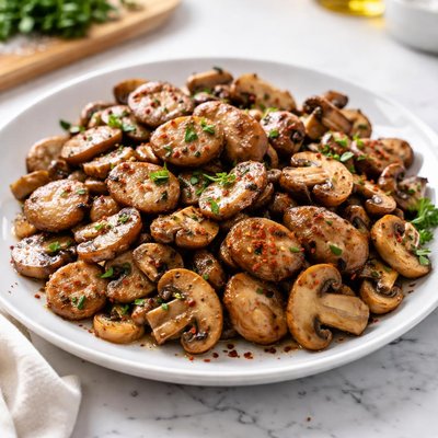 Sausage and mushroom