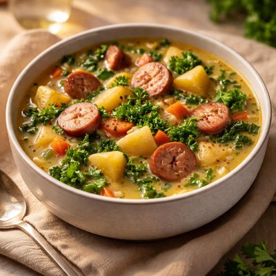 Sausage and potatoe soup