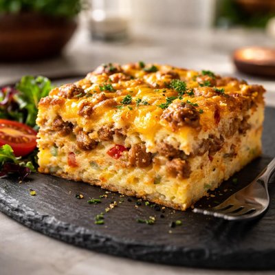Sausage egg casserole