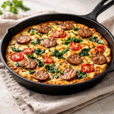 Sausage frittata