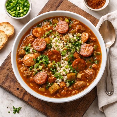Sausage gumbo