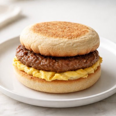 Sausage mcmuffin without cheese