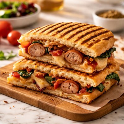 Sausage panini