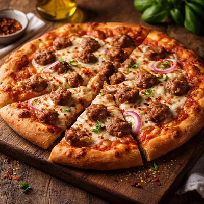 意大利香肠披萨自制