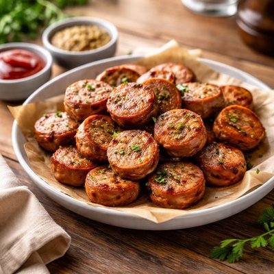 rodelas de linguiça