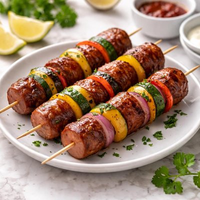 Sausage skewer