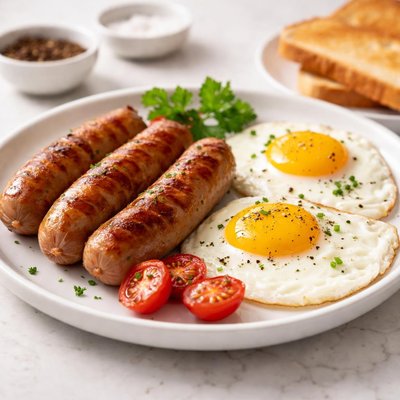 Sausages and egg