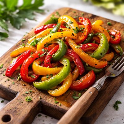 Sauteed bell pepper