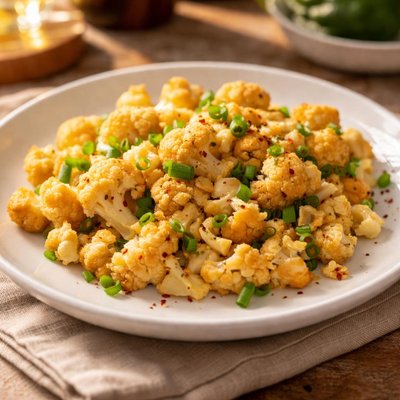 Sauteed cauliflower with egg