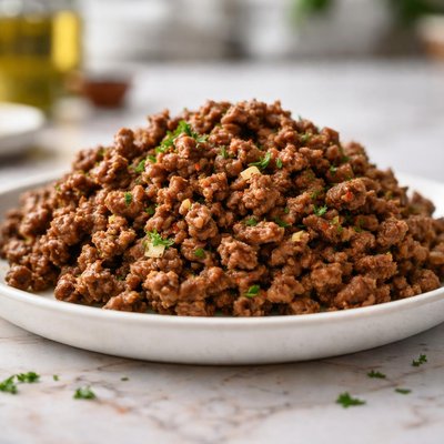 Sauteed ground beef