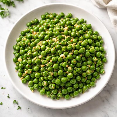 Sauteed peas