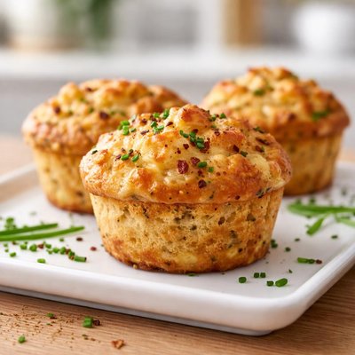 Savoury cheese muffin