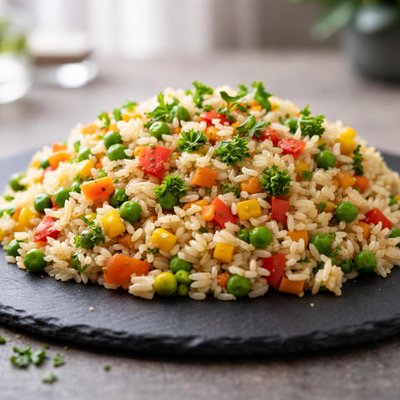 Arroz con verduras
