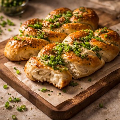 Scallion bread