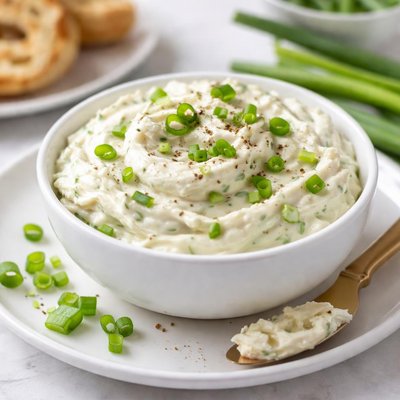 Scallion cream cheese