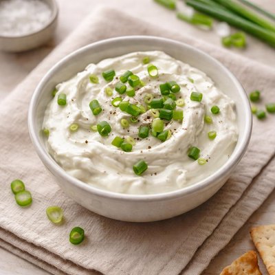 Scallion sour cream