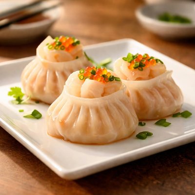 Scallop dumpling