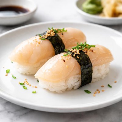 Scallop nigiri