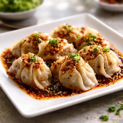 Schezwan dumplings din tai fung