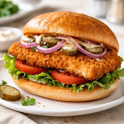 Schnitzel sandwich