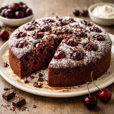 巧克力樱桃蛋糕