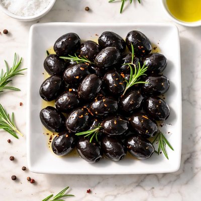Schwarze oliven