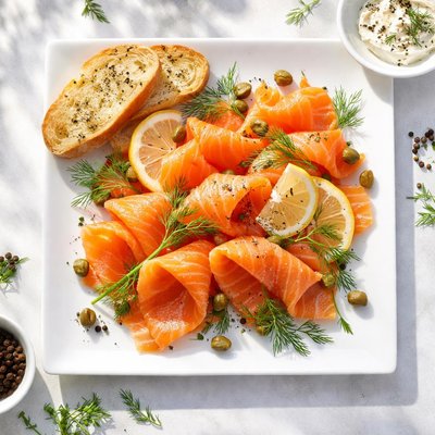 Scottish smoked salmon
