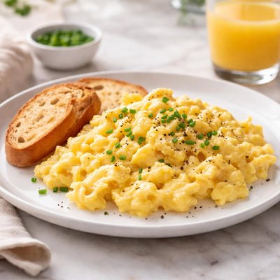 Scrambled eggs four eggs