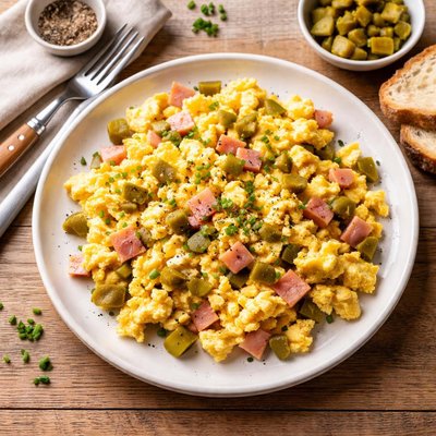 腌菜火腿炒蛋