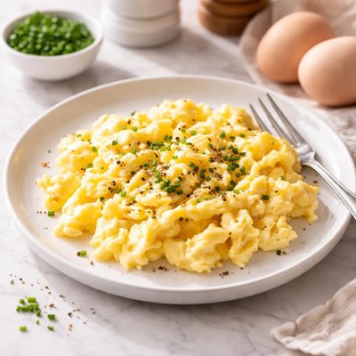 Scrambled farm eggs