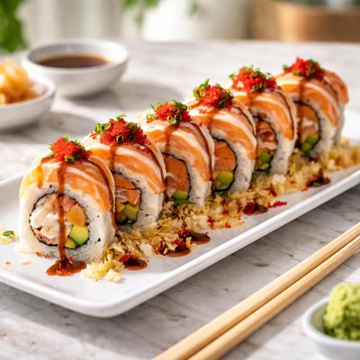 Sea angel roll sushi king
