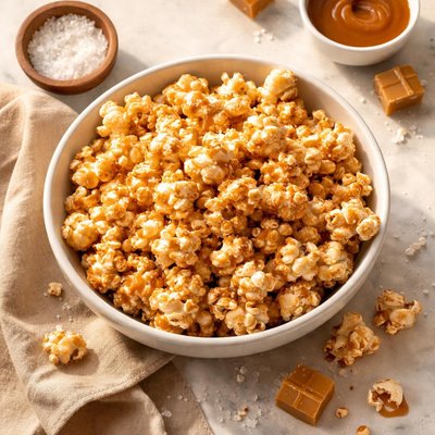 Sea salt caramel popcorn