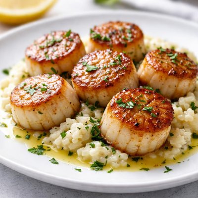 Sea scallops
