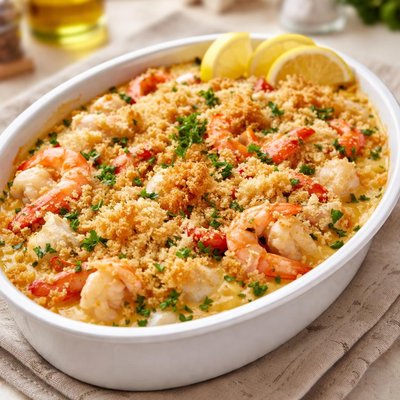 Seafood casserole