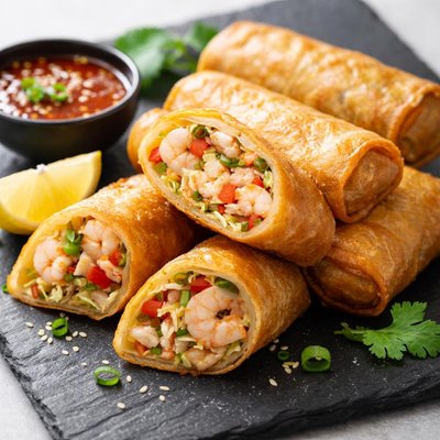 Seafood eggroll