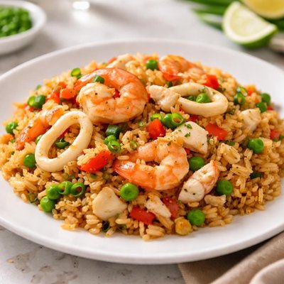 Seafood fried rice