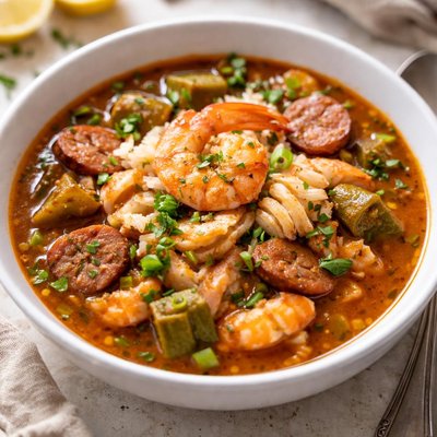 Seafood gumbo