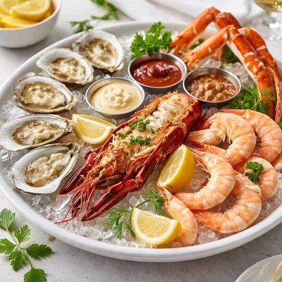 Seafood platter