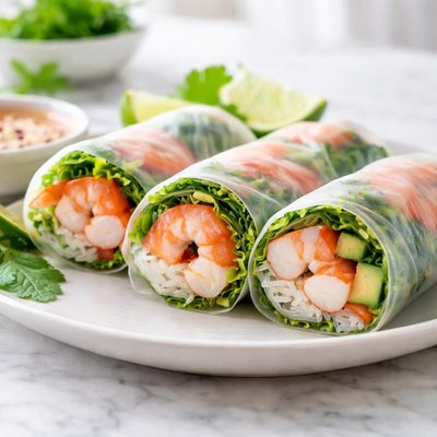 Seafood spring roll