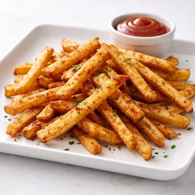 Seasoned baked fries