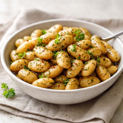 Seasoned butter beans
