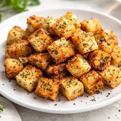 Seasoned croutons