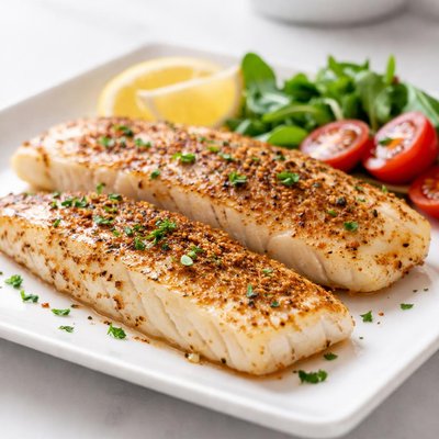 Seasoned fish fillets